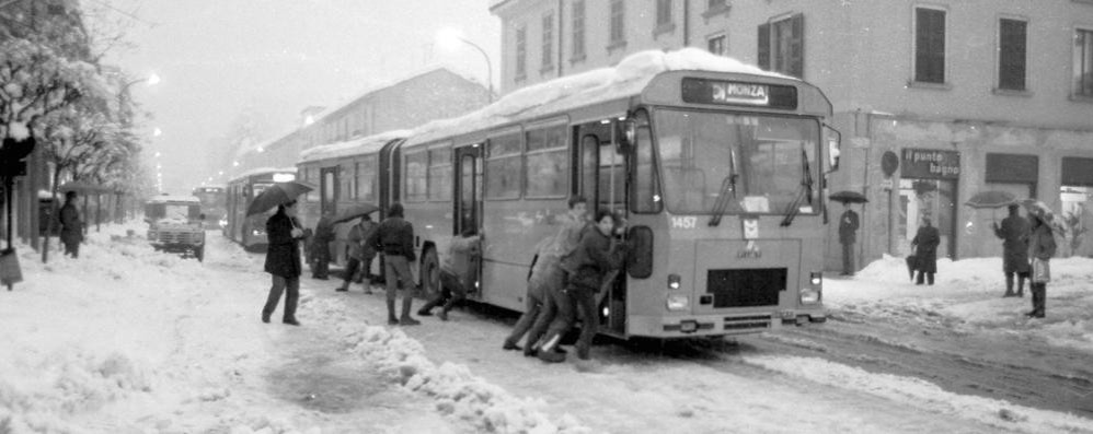 Nevicata 1985 Monza