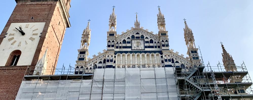 Monza duomo primi restauri finiti