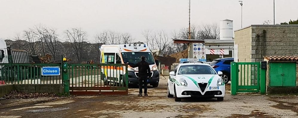 Desio incidente sul lavoro cava via Cattaneo via Santi