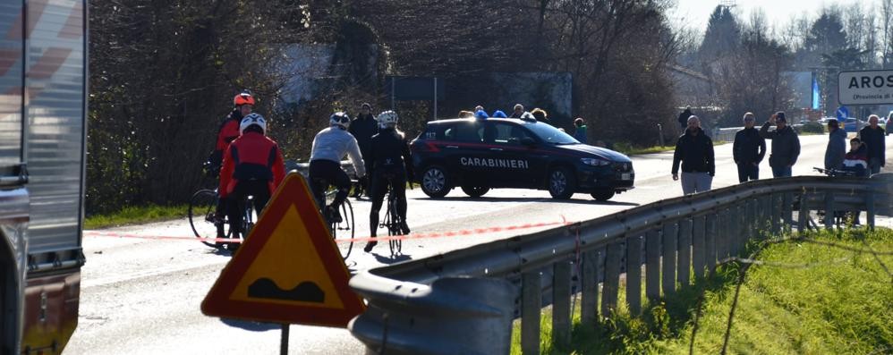 Incidente stradale Arosio Giussano via Vallassina