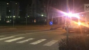 Monza incidente viale Campania investimento pedone - foto Polizia locale