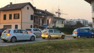 LISSONE: VIA TOTI incrocio con viale Martiri della Libertà.