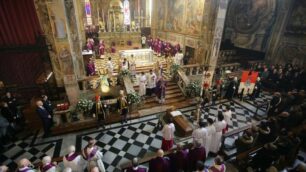 Monza: i funerali di don Dino Gariboldi, arciprete emerito