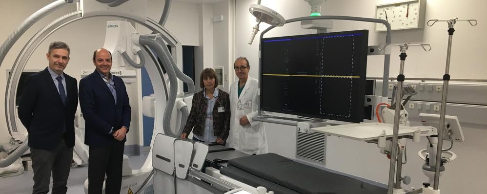 Monza ospedale San Gerardo angiografo biplano dedicato alla Neuroradiologia Interventistica