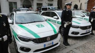 Agenti del comando di polizia locale di Monza