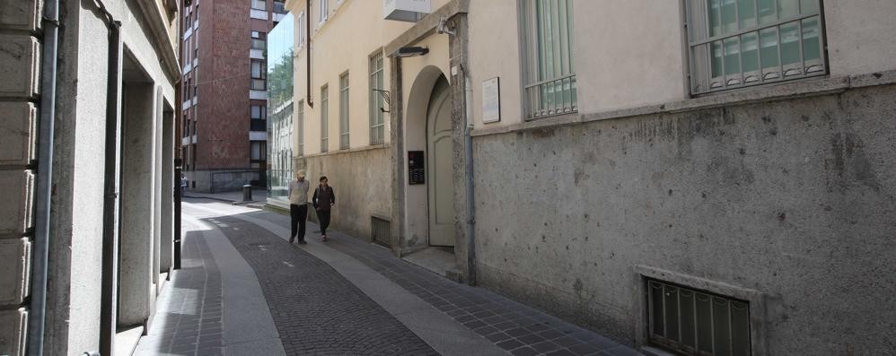 Via Teodolinda, dove si trovano i Musei civici