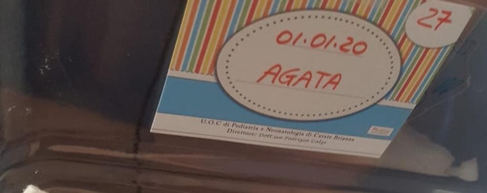 Ospedale di Carate primi nati: Agata Sottocorno nata l'1 gennaio 2020 alle 17