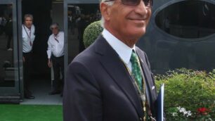 Il presidente nazionale di Aci, Angelo Sticchi Damiani, a Monza