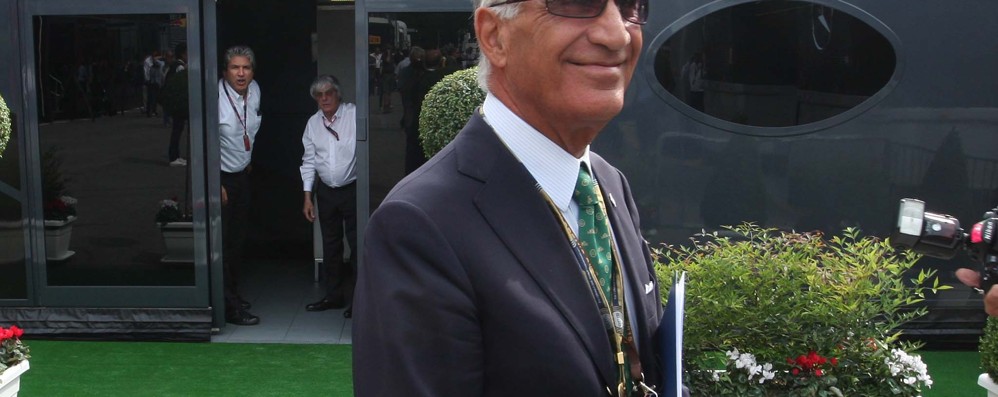 Il presidente nazionale di Aci, Angelo Sticchi Damiani, a Monza