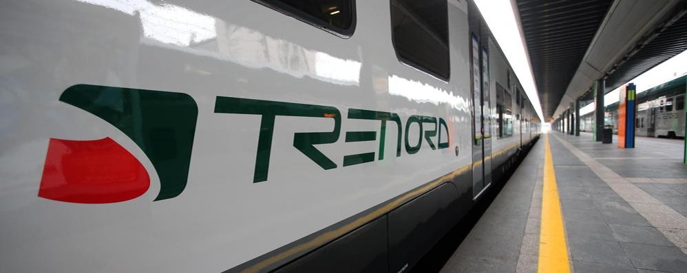 Un convoglio di Trenord