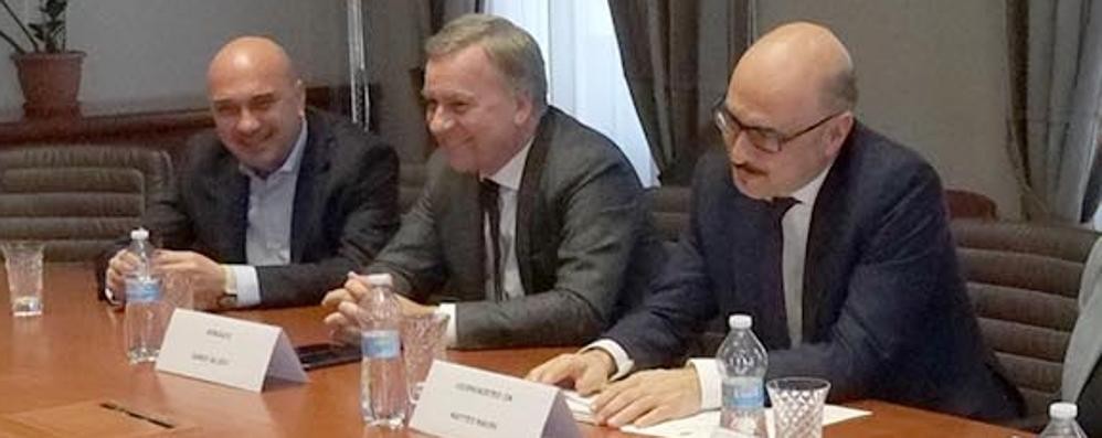 MONZA visita Vice Ministro dell’Interno Matteo Mauri con il sindaco Dario Allevi