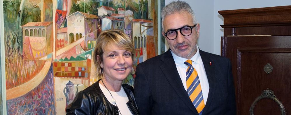 Loredana Bracchitta con Paolo Cipriano