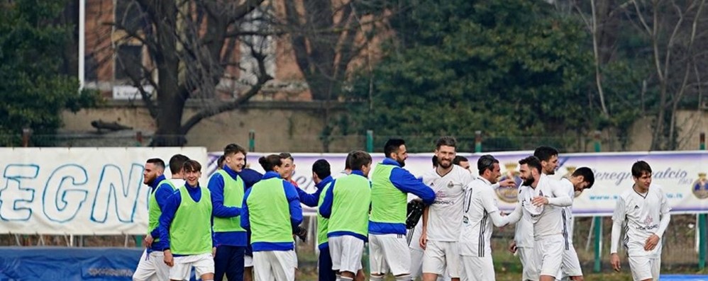 L'esultanza finale degli azzurri