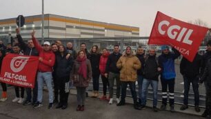 Monza Burago sciopero Amazon - foto Cgil