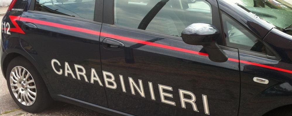 Un mezzo dei carabinieri