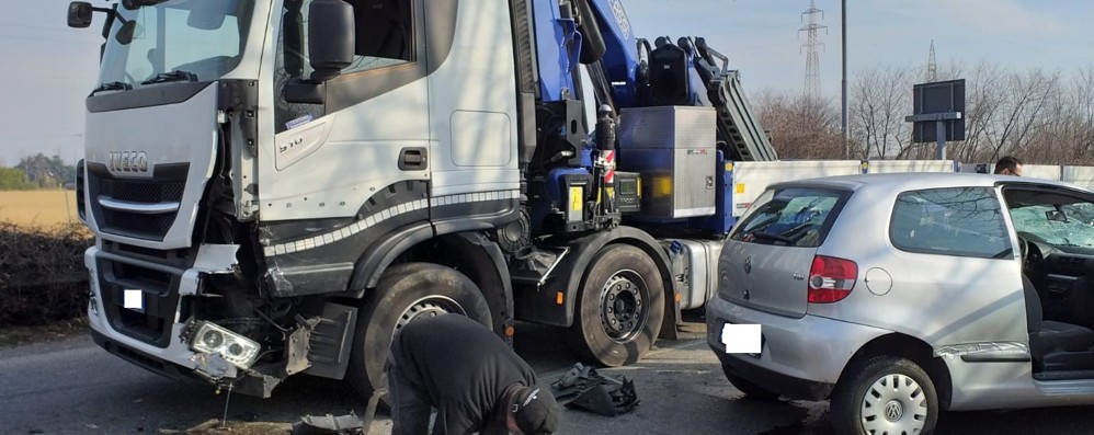 La scena dell’incidente