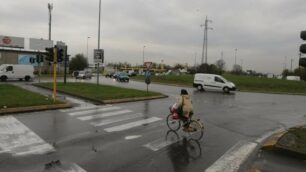 Viale Industrie all’altezza di via Salvadori a Monza