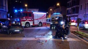 Monza incidente via Libertà mercoledì 5 febbraio 2020