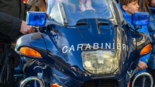 Una moto dei carabinieri