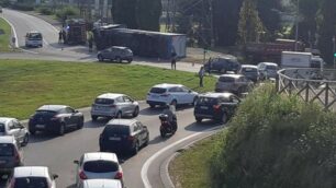 Un icindente in viale Stucchi a Monza