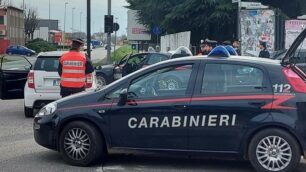 Un controllo dei carabinieri venerdì 13 marzo tra Nova e Varedo