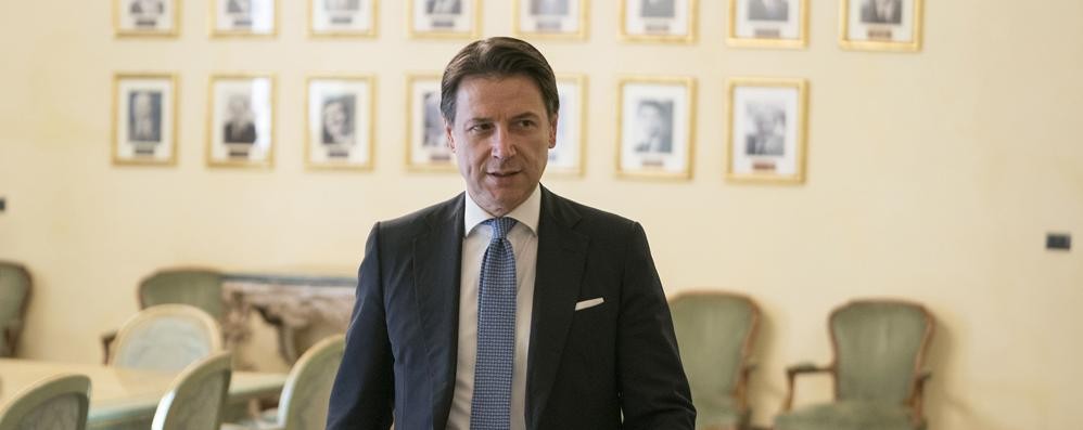 Il presidente del consiglio Giuseppe Conte