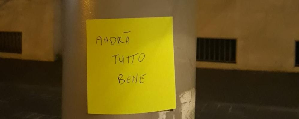 I post it “Andrà tutto bene”