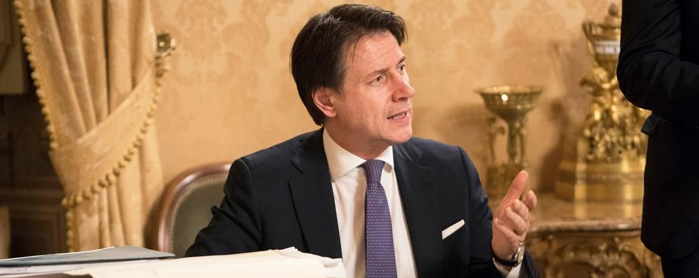 Il presidente del Consiglio dei ministri, Giuseppe Conte