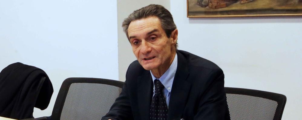 Il presidente della Regione Lombardia, Attilio Fontana