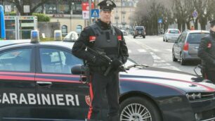 Un posto di controllo dell’Arma
