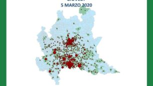 Coronavirus, la mappa della diffusione in Lombardia