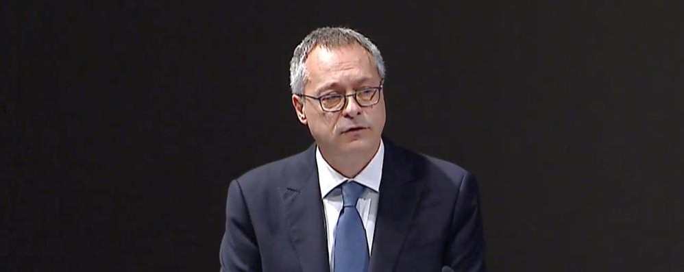 Il presidente di Assolombarda, Carlo Bonomi