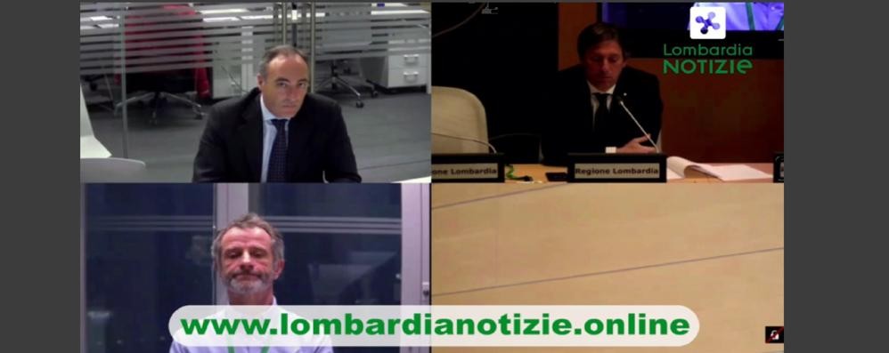 Coronavirus conferenza stampa Regione Lombardia 2 marzo 2020: assessore Gallera, vicepresidente Sala, assessore Caparini