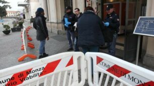 L’ingresso della stazione di Monza