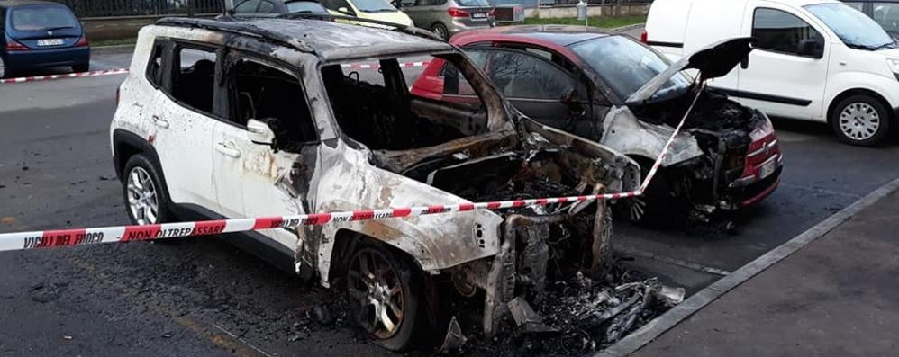 Senago l’incendio doloso di gennaio