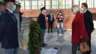 Un momento della cerimonia