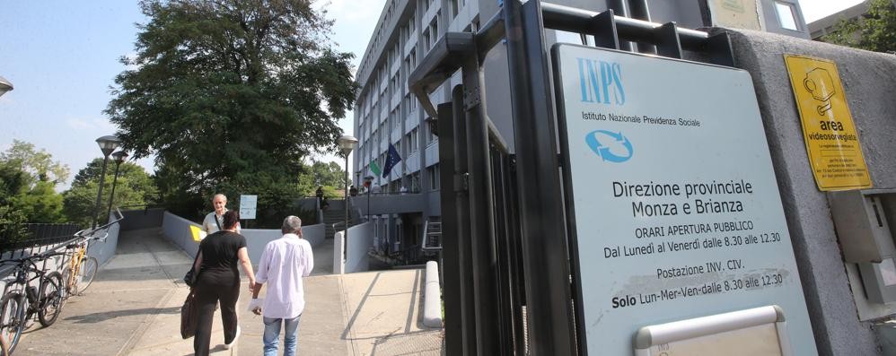 La sede Inps di Monza