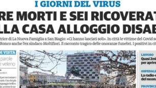 prima pagina il CittadinoMb giovedì 2 aprile 2020