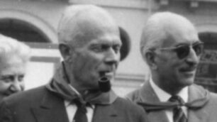 Giovanni Battista Stucchi con Sandro Pertini