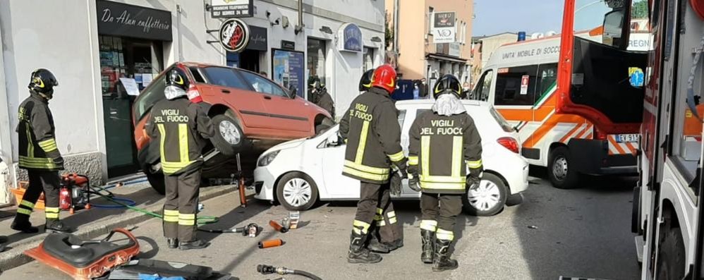 Incidente a Seregno via Cadore