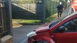 Meda incidente viale Brianza 7 aprile 2020