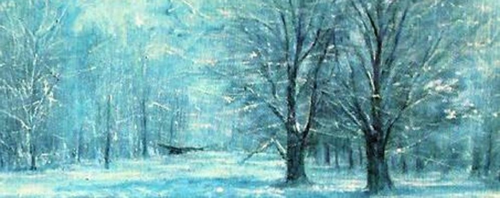 Un paesaggio invernale di Luigi Tornese