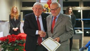 A destra, Carlo Poroli
