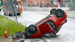 L’auto della vittima