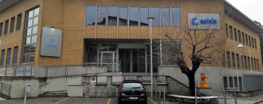 La sede di Aeb, in via Palestro a Seregno