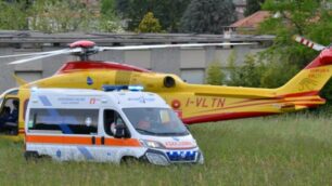 Besana in Brianza incidente elisoccorso codice rosso