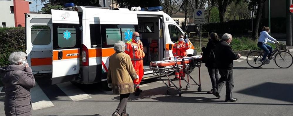 Distribuzione di mascherine in Brianza