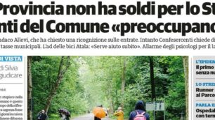 prima pagina il CittadinoMb giovedì 14 maggio 2020