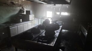 Desio: incendio in un ristorante in via Milano