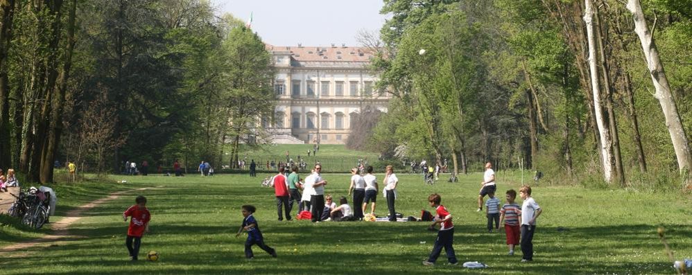 Il parco di Monza nell’estate 2019